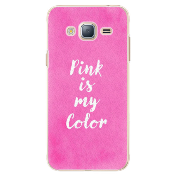 Plastové pouzdro iSaprio - Pink is my color - Samsung Galaxy J3 2016