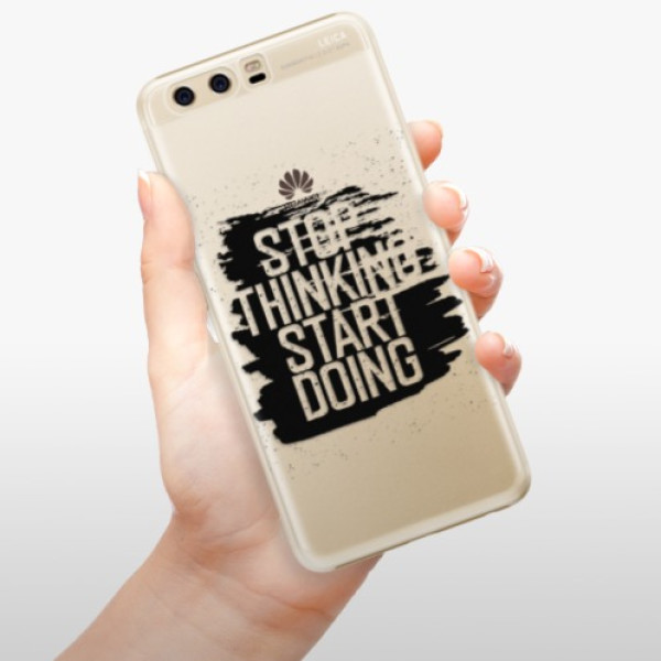 Plastové pouzdro iSaprio - Start Doing - black - Huawei P10