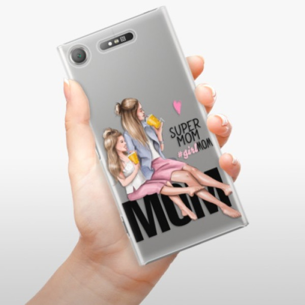 Plastové pouzdro iSaprio - Milk Shake - Blond - Sony Xperia XZ1