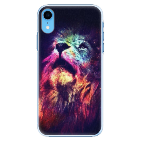 Plastové pouzdro iSaprio - Lion in Colors - iPhone XR