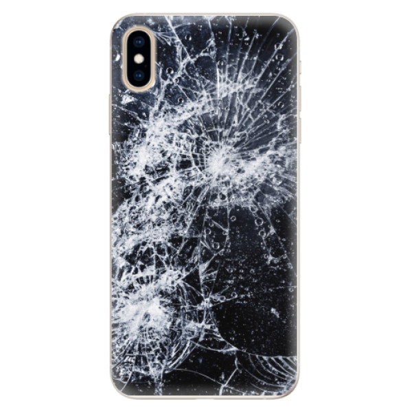 Silikonové pouzdro iSaprio - Cracked - iPhone XS Max