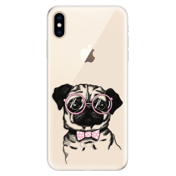 Silikonové pouzdro iSaprio - The Pug - iPhone XS Max