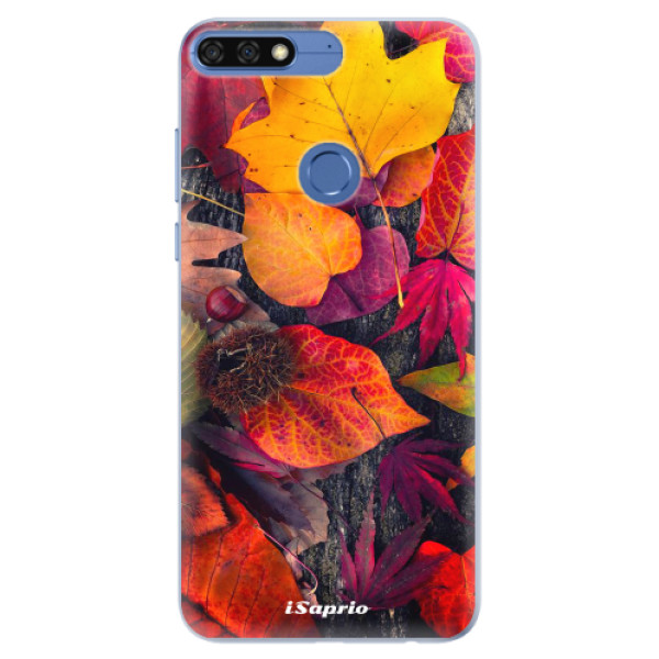 Silikonové pouzdro iSaprio - Autumn Leaves 03 - Huawei Honor 7C