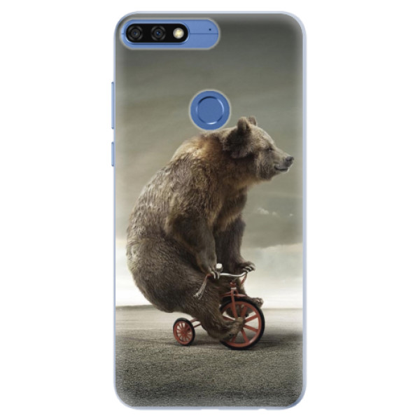 Silikonové pouzdro iSaprio - Bear 01 - Huawei Honor 7C