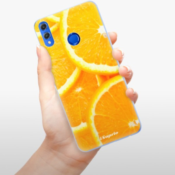 Silikonové pouzdro iSaprio - Orange 10 - Huawei Honor 8X