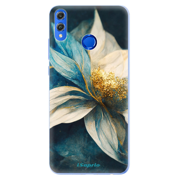 Silikonové pouzdro iSaprio - Blue Petals - Huawei Honor 8X