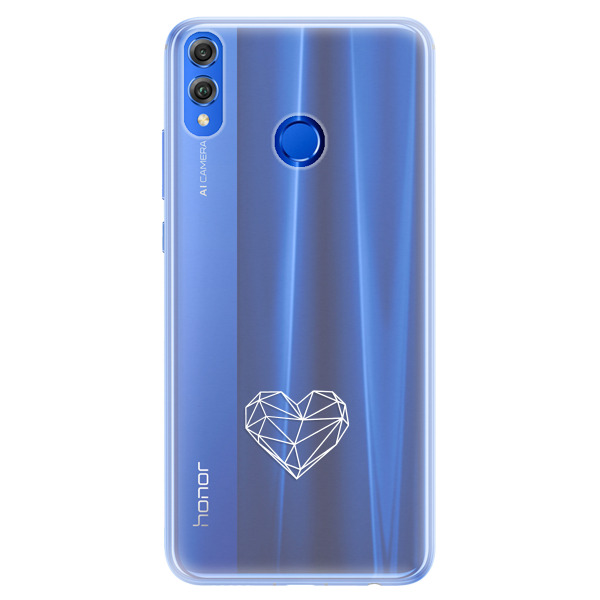 Silikonové pouzdro iSaprio - čiré - Digital Love - Huawei Honor 8X