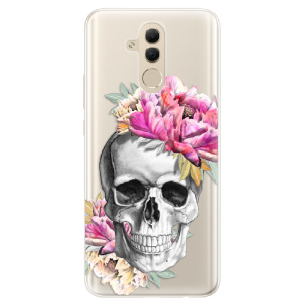 Silikonové pouzdro iSaprio - Pretty Skull - Huawei Mate 20 Lite