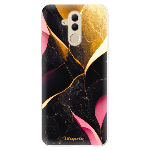 Silikonové pouzdro iSaprio - Gold Pink Marble - Huawei Mate 20 Lite