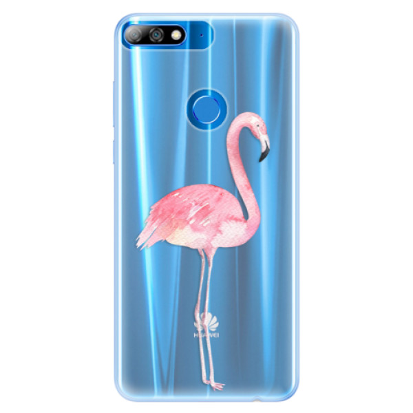 Silikonové pouzdro iSaprio - Flamingo 01 - Huawei Y7 Prime 2018