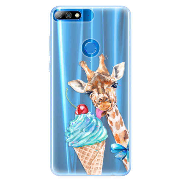 Silikonové pouzdro iSaprio - Love Ice-Cream - Huawei Y7 Prime 2018