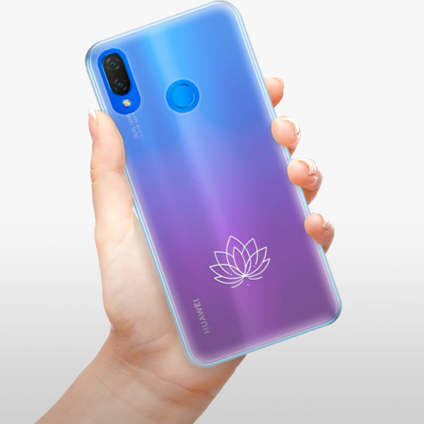 Silikonové pouzdro iSaprio - čiré - Lotos - Huawei Nova 3i