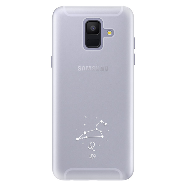 Silikonové pouzdro iSaprio - čiré - Lev - Samsung Galaxy A6
