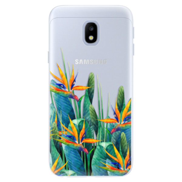 Silikonové pouzdro iSaprio - Exotic Flowers - Samsung Galaxy J3 2017