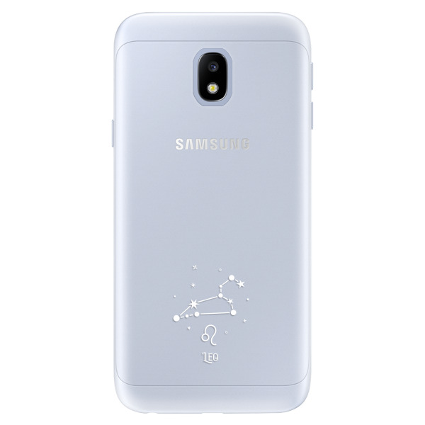 Silikonové pouzdro iSaprio - čiré - Lev - Samsung Galaxy J3 2017