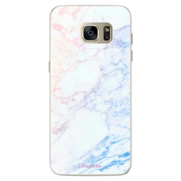 Silikonové pouzdro iSaprio - Raibow Marble 10 - Samsung Galaxy S7