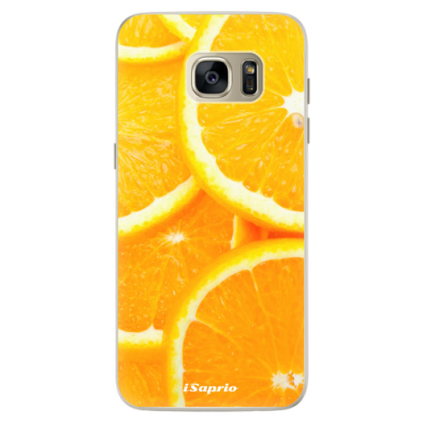 Silikonové pouzdro iSaprio - Orange 10 - Samsung Galaxy S7