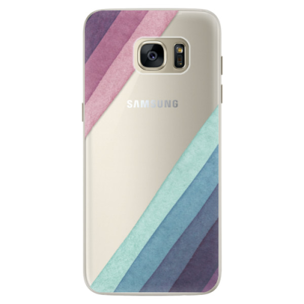 Silikonové pouzdro iSaprio - Glitter Stripes 01 - Samsung Galaxy S7