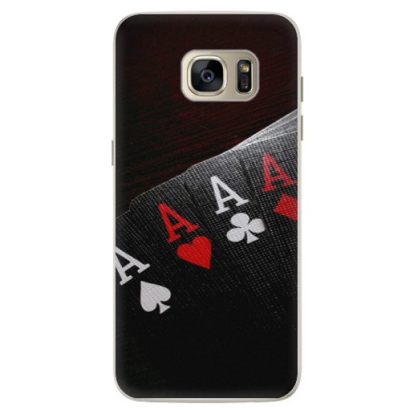Silikonové pouzdro iSaprio - Poker - Samsung Galaxy S7
