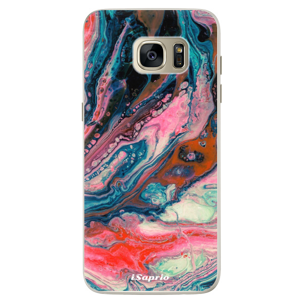 Silikonové pouzdro iSaprio - Abstract Paint 01 - Samsung Galaxy S7