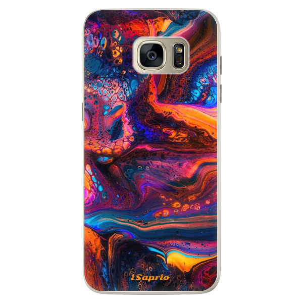 Silikonové pouzdro iSaprio - Abstract Paint 02 - Samsung Galaxy S7