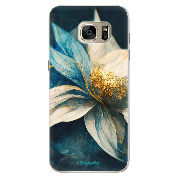 Silikonové pouzdro iSaprio - Blue Petals - Samsung Galaxy S7