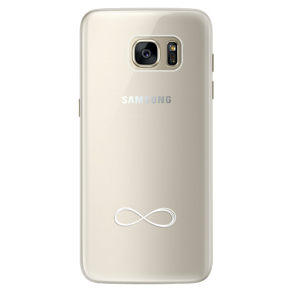 Silikonové pouzdro iSaprio - čiré - Infinity - Samsung Galaxy S7