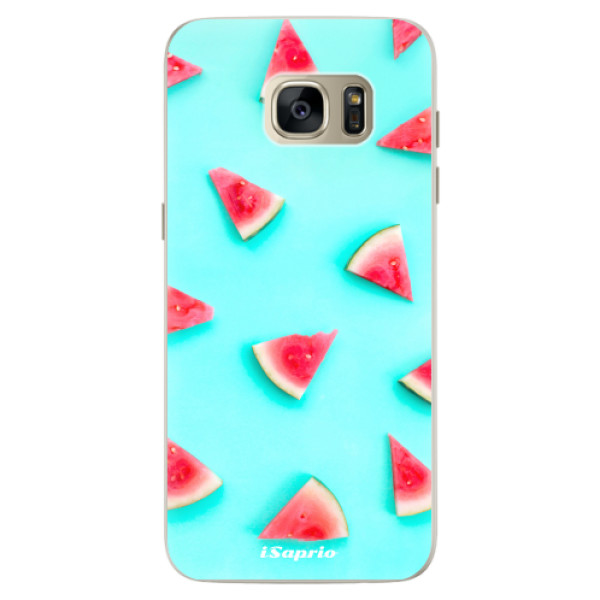 Silikonové pouzdro iSaprio - Melon Patern 10 - Samsung Galaxy S7 Edge