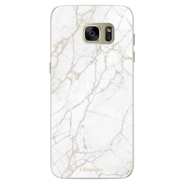 Silikonové pouzdro iSaprio - GoldMarble 13 - Samsung Galaxy S7 Edge