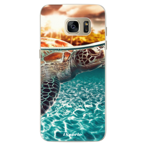 Silikonové pouzdro iSaprio - Turtle 01 - Samsung Galaxy S7 Edge