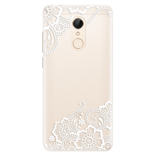 Silikonové pouzdro iSaprio - White Lace 02 - Xiaomi Redmi 5