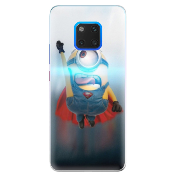 Silikonové pouzdro iSaprio - Mimons Superman 02 - Huawei Mate 20 Pro