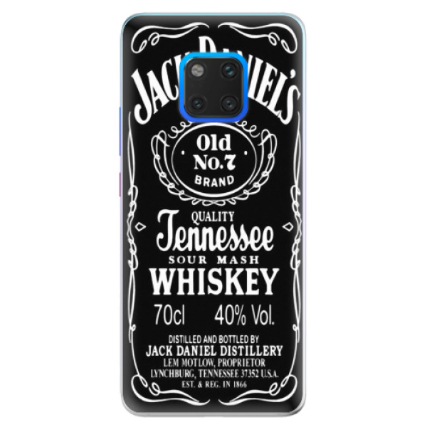 Silikonové pouzdro iSaprio - Jack Daniels - Huawei Mate 20 Pro