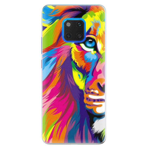 Silikonové pouzdro iSaprio - Rainbow Lion - Huawei Mate 20 Pro