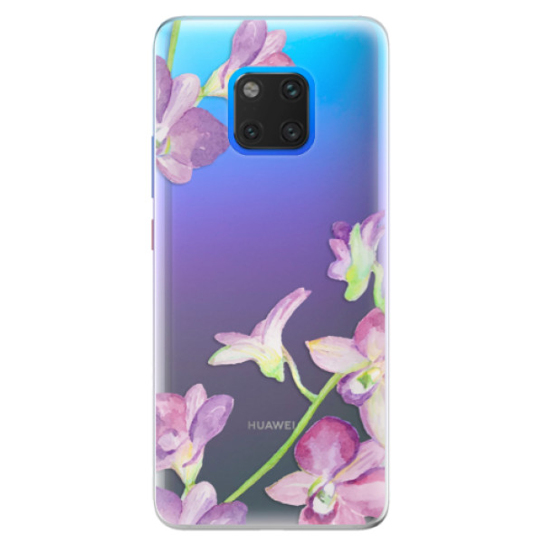 Silikonové pouzdro iSaprio - Purple Orchid - Huawei Mate 20 Pro