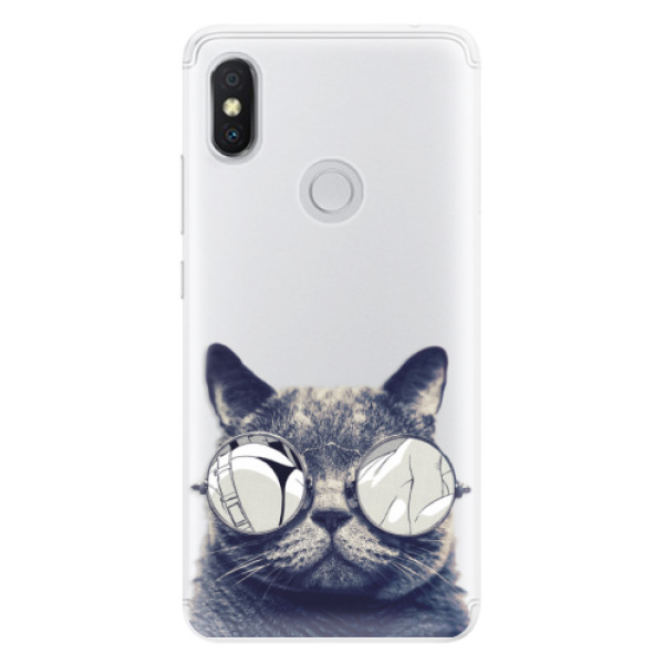 Silikonové pouzdro iSaprio - Crazy Cat 01 - Xiaomi Redmi S2