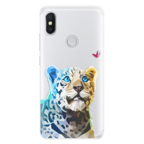 Silikonové pouzdro iSaprio - Leopard With Butterfly - Xiaomi Redmi S2