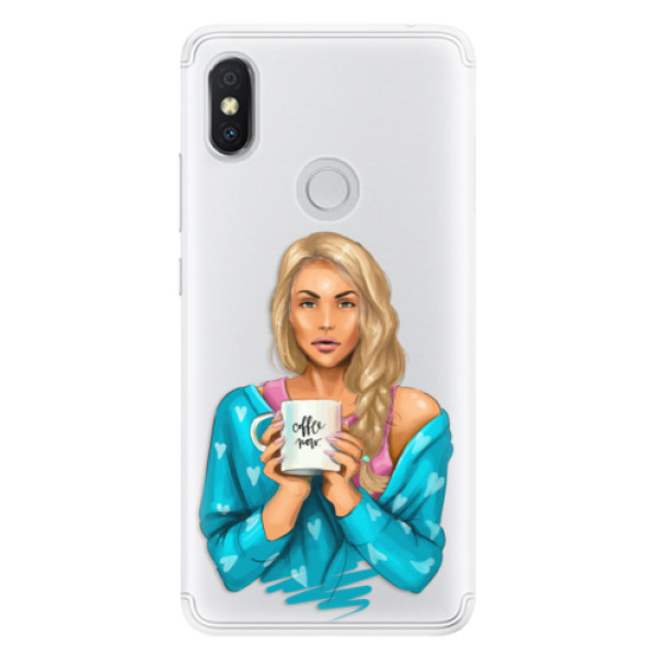 Silikonové pouzdro iSaprio - Coffe Now - Blond - Xiaomi Redmi S2