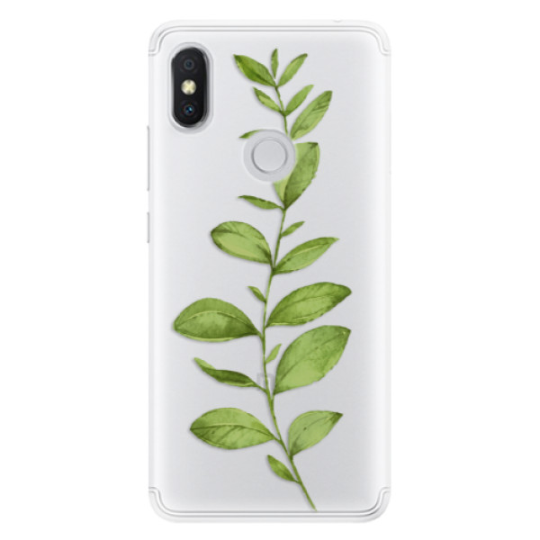 Silikonové pouzdro iSaprio - Green Plant 01 - Xiaomi Redmi S2