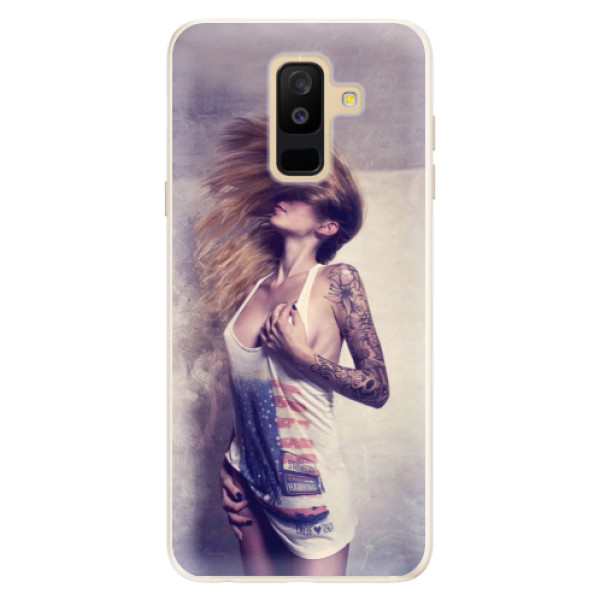 Silikonové pouzdro iSaprio - Girl 01 - Samsung Galaxy A6+