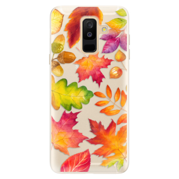 Silikonové pouzdro iSaprio - Autumn Leaves 01 - Samsung Galaxy A6+