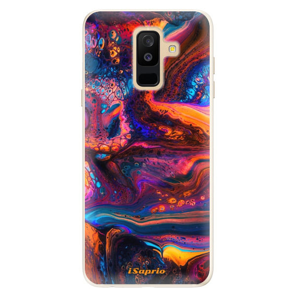 Silikonové pouzdro iSaprio - Abstract Paint 02 - Samsung Galaxy A6+