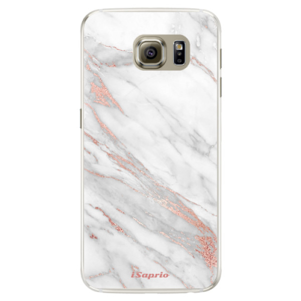 Silikonové pouzdro iSaprio - RoseGold 11 - Samsung Galaxy S6 Edge