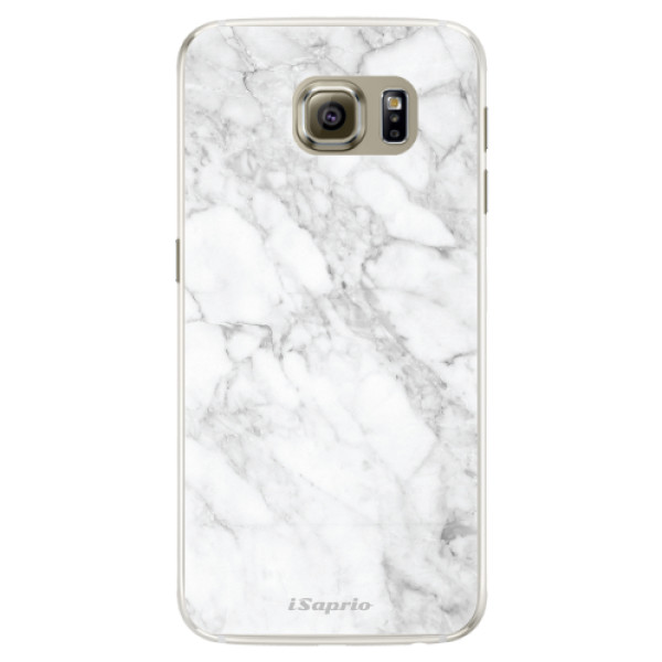 Silikonové pouzdro iSaprio - SilverMarble 14 - Samsung Galaxy S6 Edge