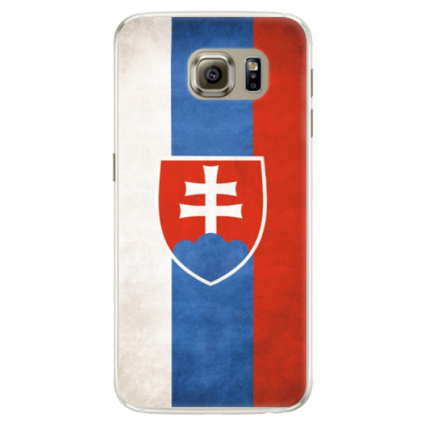 Silikonové pouzdro iSaprio - Slovakia Flag - Samsung Galaxy S6 Edge