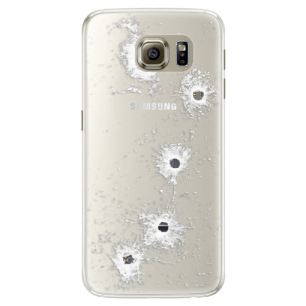 Silikonové pouzdro iSaprio - Gunshots - Samsung Galaxy S6 Edge