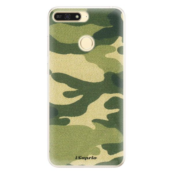 Silikonové pouzdro iSaprio - Green Camuflage 01 - Huawei Honor 7A