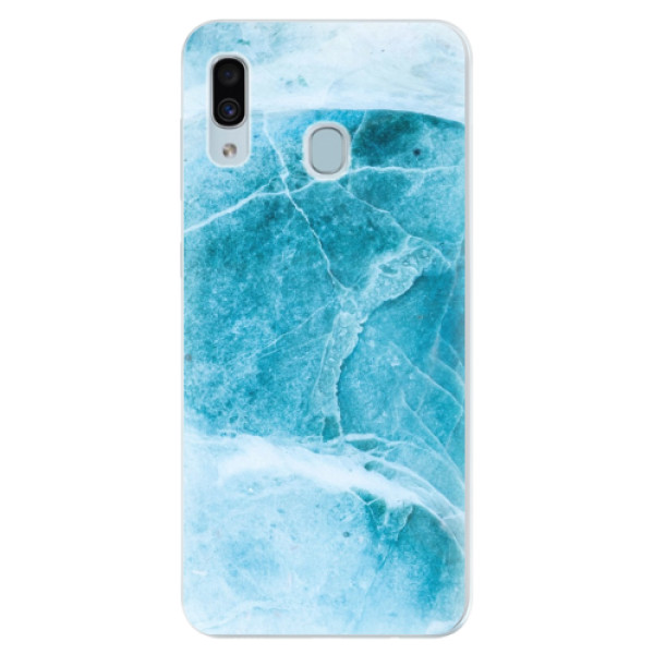 Silikonové pouzdro iSaprio - Blue Marble - Samsung Galaxy A30
