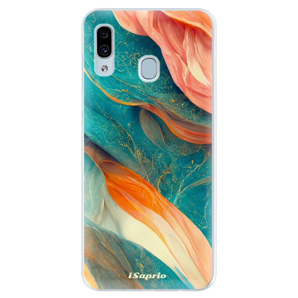 Silikonové pouzdro iSaprio - Abstract Marble - Samsung Galaxy A30