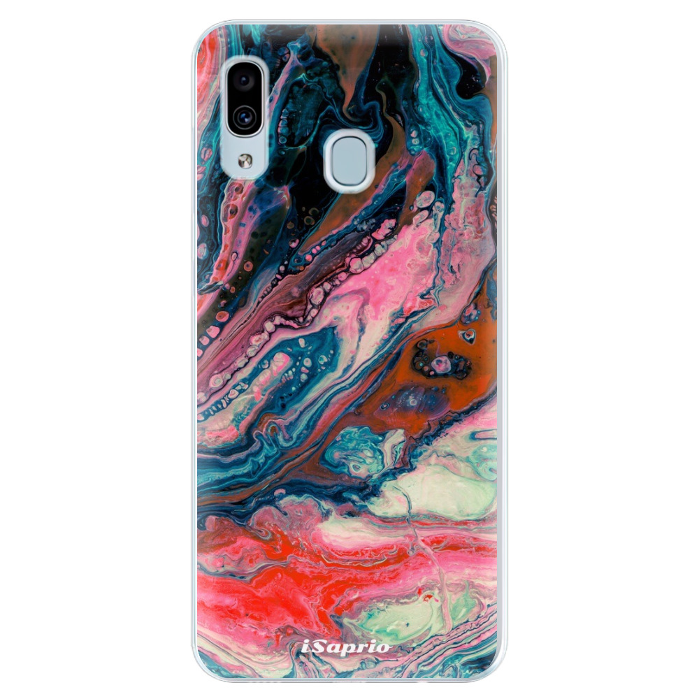 Silikonové pouzdro iSaprio - Abstract Paint 01 - Samsung Galaxy A30